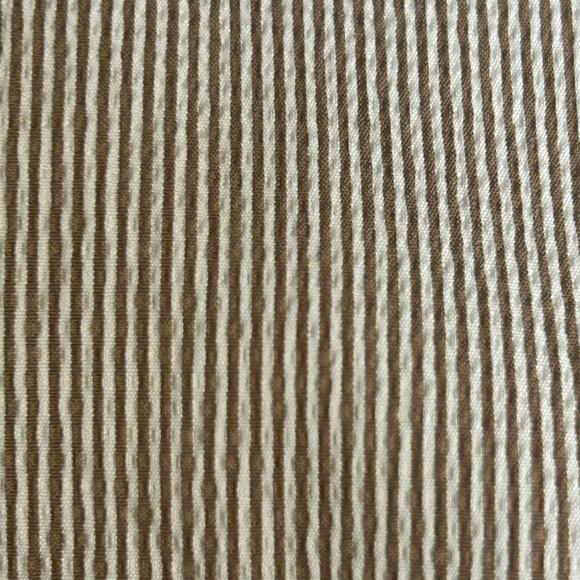 Theory women's Treeca 4 beige white seersucker cropped stretch mid rise pants 4 - Picture 2 of 6